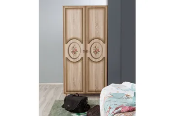 Vellavie Garderobe Roser - Mørkebrun - Opbevaring - Tøjopbevaring - Garderobeskabe