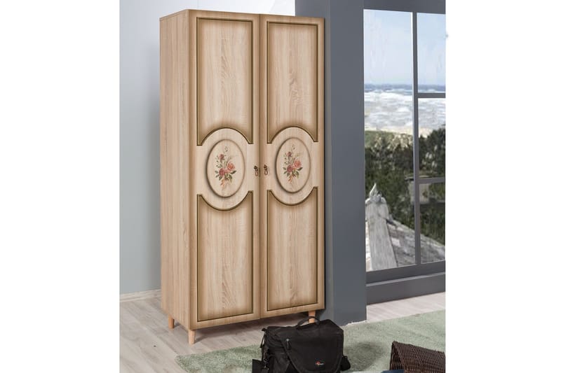 Vellavie Garderobe Roser - Mørkebrun - Opbevaring - Tøjopbevaring - Garderobeskabe