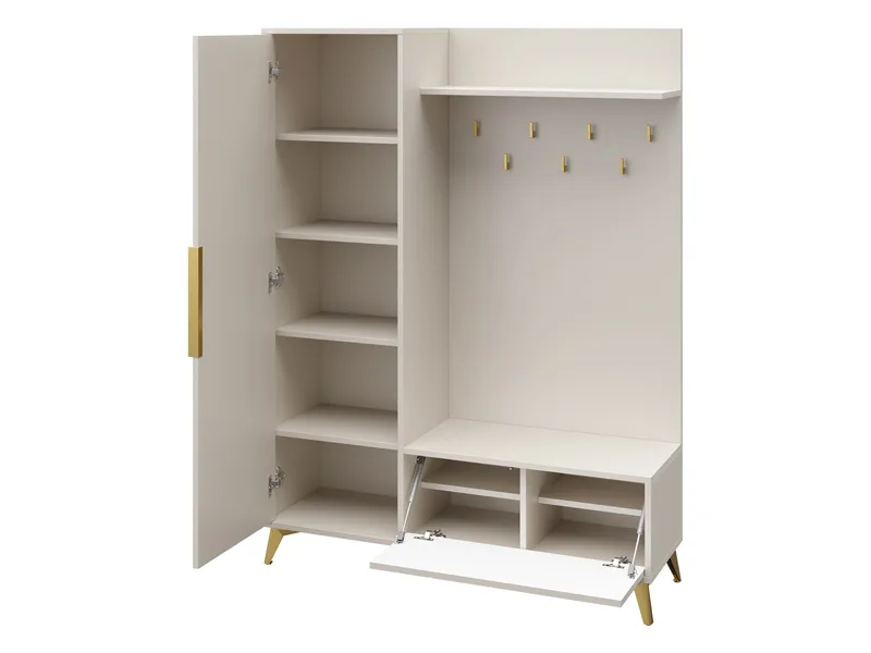 Vemdalen Entrémøbelsæt 180 cm - Opbevaring - Tøjopbevaring - Garderobeskabe