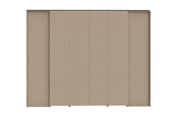 Vergina Garderobe 62x280 cm - Brun/Sort - Opbevaring - Tøjopbevaring - Garderobeskabe