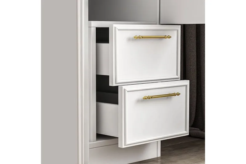 Vespera Garderobe 60x171,8 cm - Hvid - Opbevaring - Tøjopbevaring - Garderobeskabe