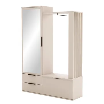 View hallmøbel 140 cm - beige - Møbler - Entrémøbler - Møbelsæt til hall og entre
