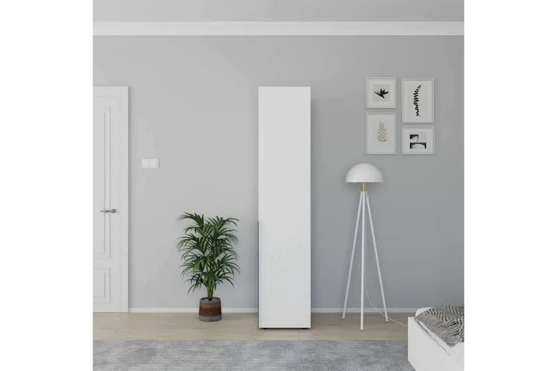 Vornic Garderobe 45x210 cm - Hvid - Opbevaring - Tøjopbevaring - Garderobeskabe