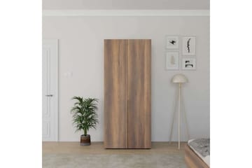 Vornic Garderobe 90x210 cm - Valnød - Opbevaring - Tøjopbevaring - Garderobeskabe