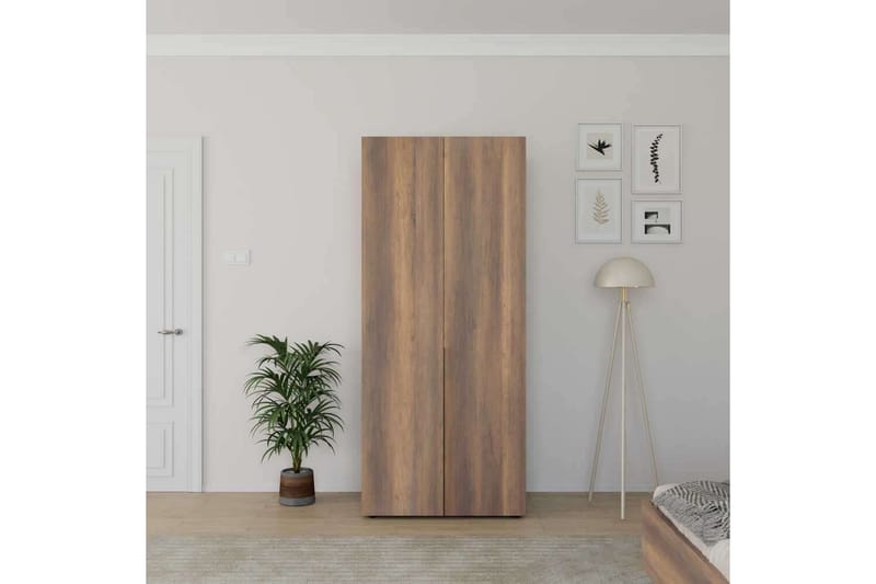 Vornic Garderobe 90x210 cm, Valnød