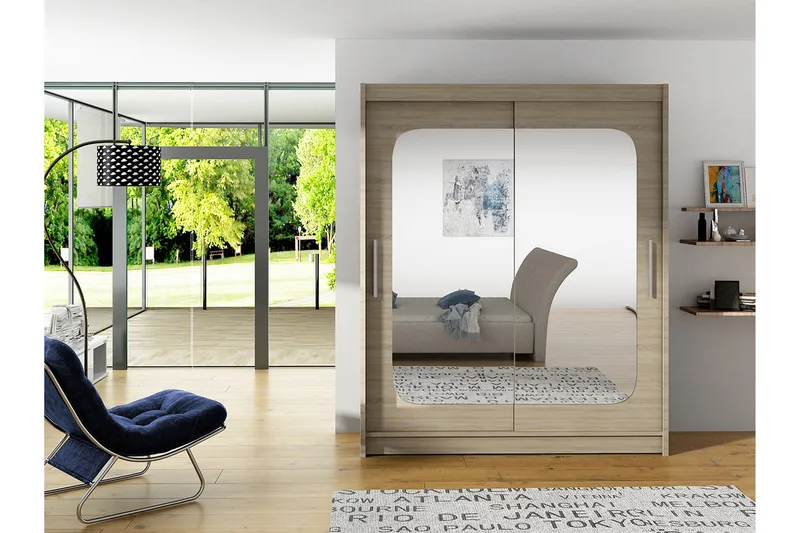 West garderobe 150x58x200 cm - Opbevaring - Tøjopbevaring - Garderobeskabe