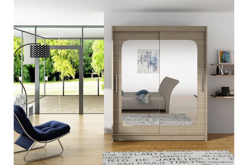 West garderobe 150x58x200 cm - Opbevaring - Tøjopbevaring - Garderobeskabe