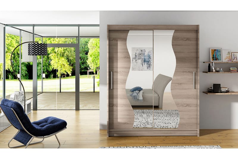 West garderobe 150x58x200 cm - Opbevaring - Tøjopbevaring - Garderobeskabe