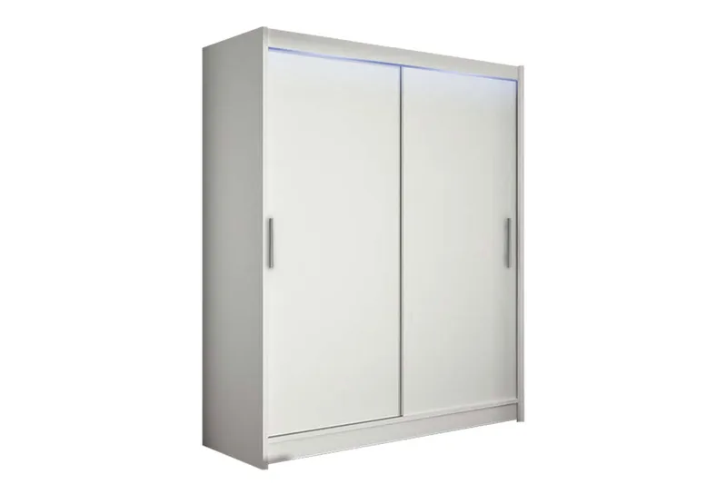 Westa garderobe 150x58x200 cm, Hvid