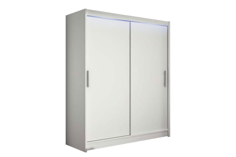 Westa garderobe 150x58x200 cm - Hvid - Opbevaring - Tøjopbevaring - Garderobeskabe