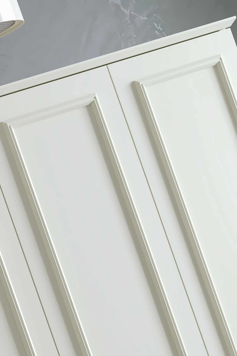 Wonthaggi garderobe 140x182 cm - Hvid - Opbevaring - Tøjopbevaring - Garderobeskabe - Garderobeskab & klædeskab