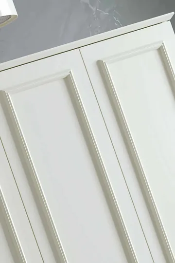 Wonthaggi garderobe 140x182 cm - Hvid - Opbevaring - Tøjopbevaring - Garderobeskabe - Garderobeskab & klædeskab