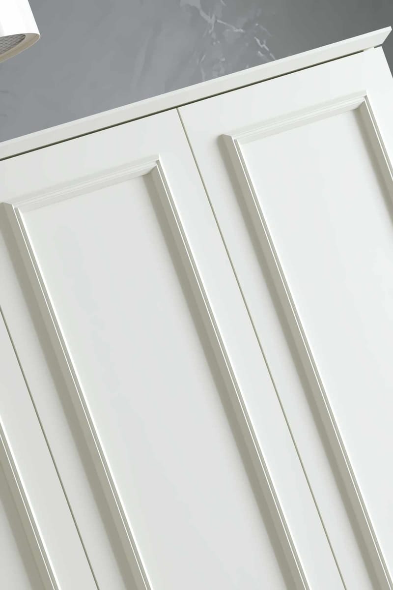 Wonthaggi garderobe 209x210 cm - Hvid - Opbevaring - Tøjopbevaring - Garderobeskabe - Garderobeskab & klædeskab