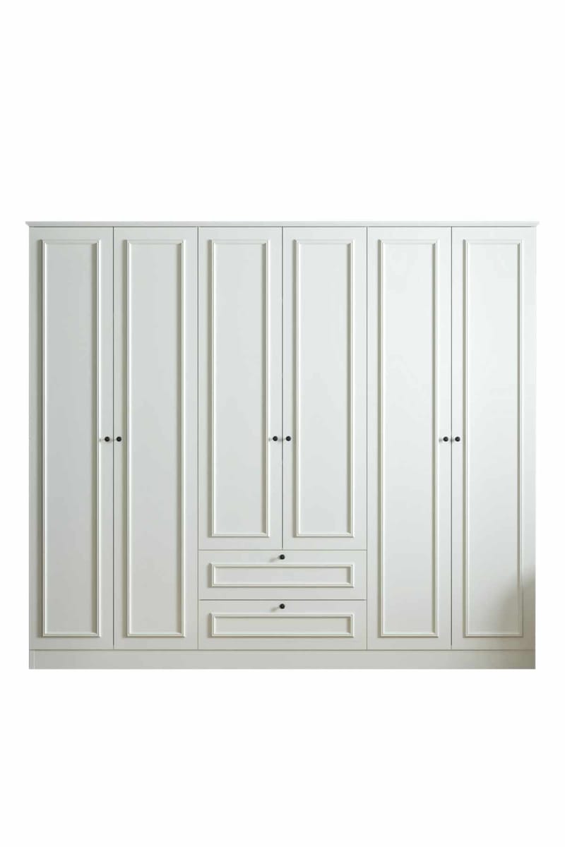 Wonthaggi garderobe 209x210 cm, Hvid