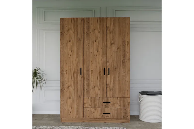 Yaman Garderobe 120x181 cm, Valnød