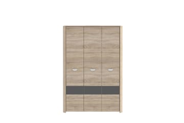 Yazmene garderobe 133x194 cm - Brun - Opbevaring - Tøjopbevaring - Garderobeskabe