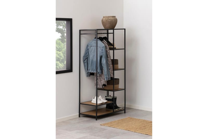 Hartsoe Knagerække 77 cm - Sort - Opbevaring - Tøjopbevaring - Knagerækker