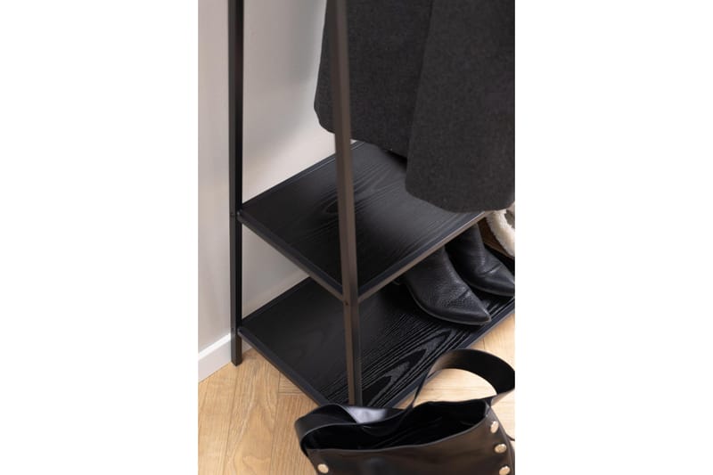 Hartsoe Knagerække 77 cm - Sort - Opbevaring - Tøjopbevaring - Knagerækker