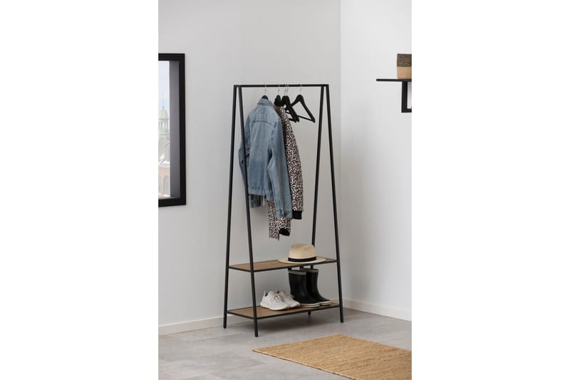 Hartsoe Knagerække 77 cm - Sort - Opbevaring - Tøjopbevaring - Knagerækker