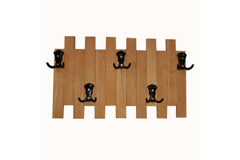 Knagerække Endor Brun - 51 x 31 cm - Opbevaring - Tøjopbevaring - Knagerækker