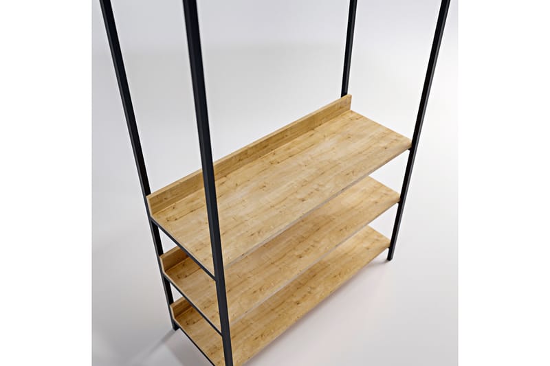 Amerbach Garderobe 100x40 cm - Natur - Opbevaring - Tøjopbevaring - Knagerækker
