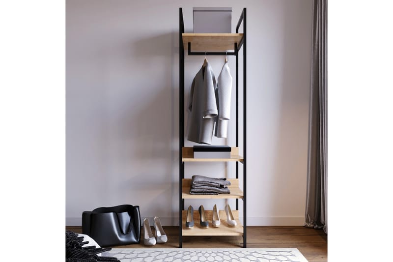 Amerbach Garderobe 50x40 cm - Natur - Opbevaring - Tøjopbevaring - Knagerækker