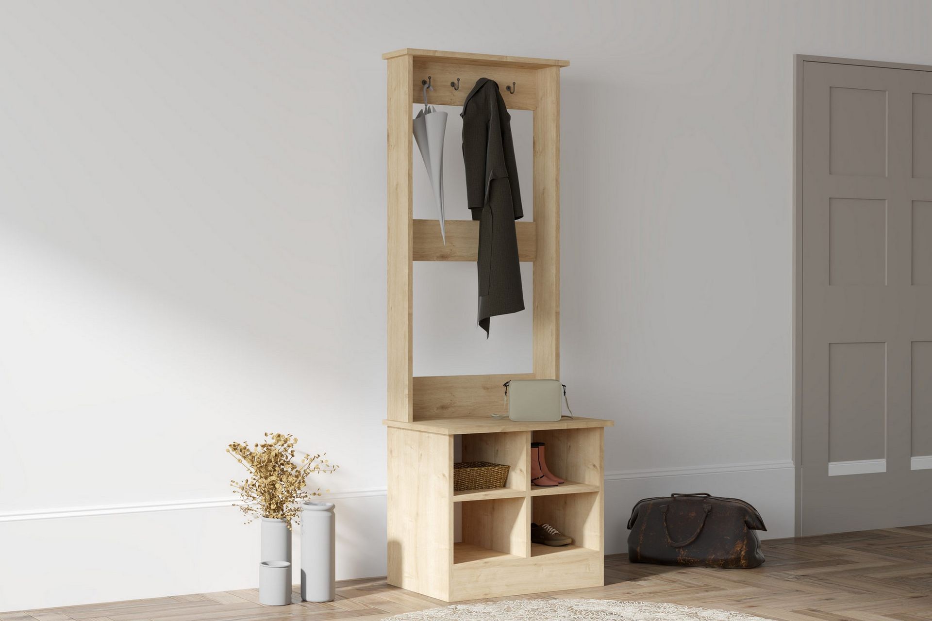 Andifli Tøjstativ 64x175 cm - Blå - Opbevaring - Tøjopbevaring - Knagerækker