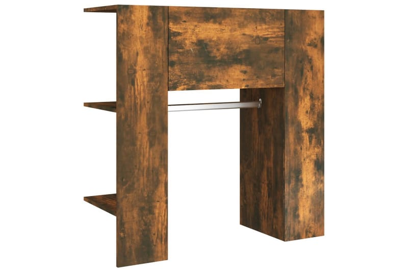 beBasic entrÃ©møbler 2 stk. konstrueret træ røget egetræsfarve - Brun - Knagerækker