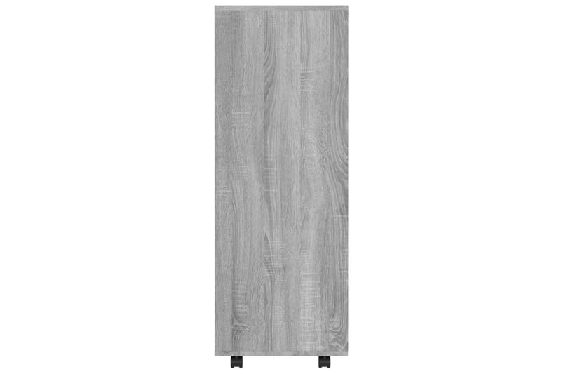 beBasic klædeskab 80x40x110 cm konstrueret træ grå sonoma-eg - GrÃ¥ - Knagerækker