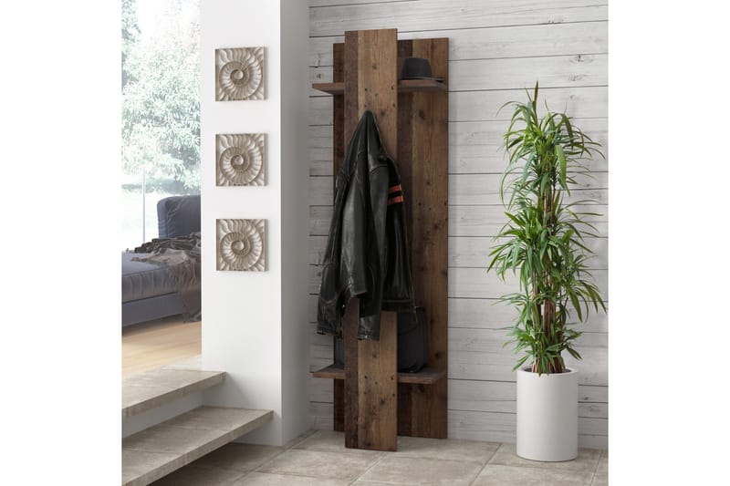 Cadle Knagerække 60 cm - Brun/Grå - Opbevaring - Tøjopbevaring - Knagerækker