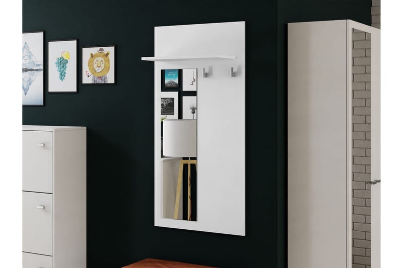 Cheshunt Tøjstativ - Hvid/Eg - Opbevaring - Tøjopbevaring - Knagerækker