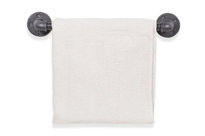 Evila Hængerør - Sort - Hus & renovering - Køkken & bad - Badeværelse - Badeværelsestilbehør - Håndklædehænger