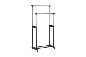 Fry Bøjlestang 83x43x935/168 cm Krom - Opbevaring - Tøjopbevaring - Knagerækker - Tøjstativ
