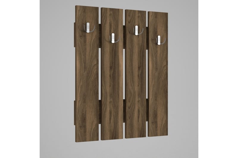 Furny Home tøjhænger til entré - Valnød - Opbevaring - Tøjopbevaring - Knagerækker