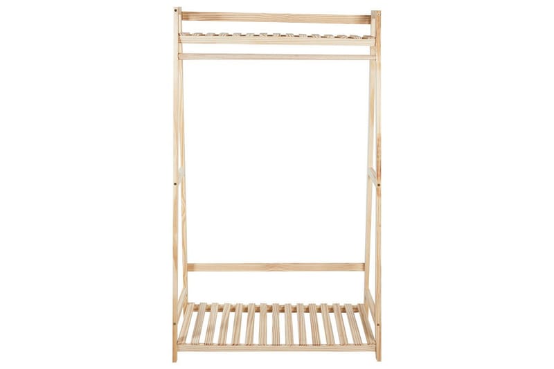 Klädhängare Beliani Baker Light colored wood - Opbevaring - Tøjopbevaring - Knagerækker - Tøjstativ