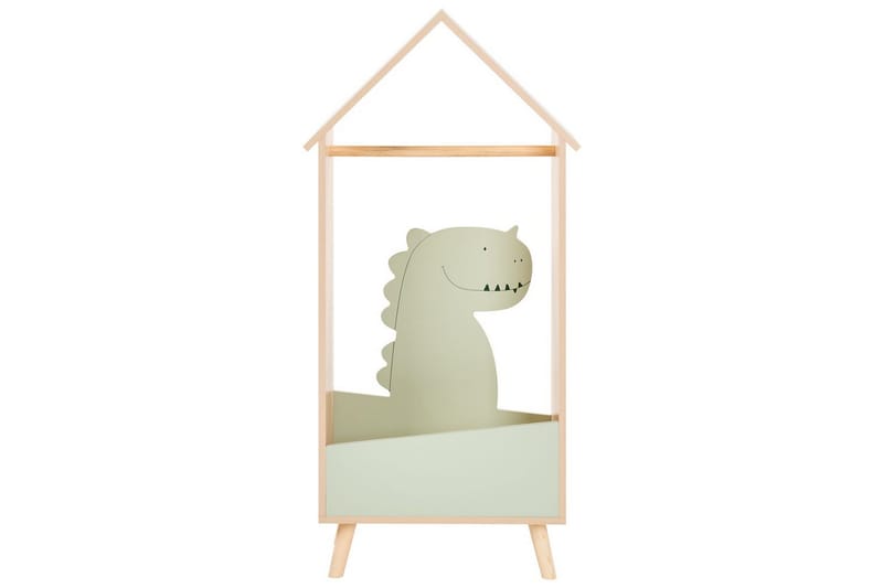 Klädhängare Beliani Durango Light colored wood||Green - Opbevaring - Tøjopbevaring - Knagerækker - Tøjstativ