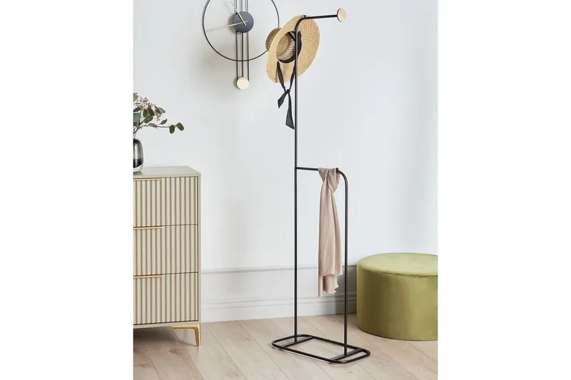 Klädhängare Beliani Eureka Black - Opbevaring - Tøjopbevaring - Knagerækker - Tøjstativ