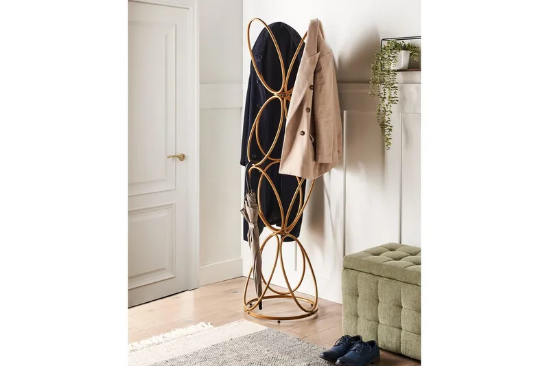 Klädhängare Beliani Walters Guld GOLD - Opbevaring - Tøjopbevaring - Knagerækker - Tøjstativ
