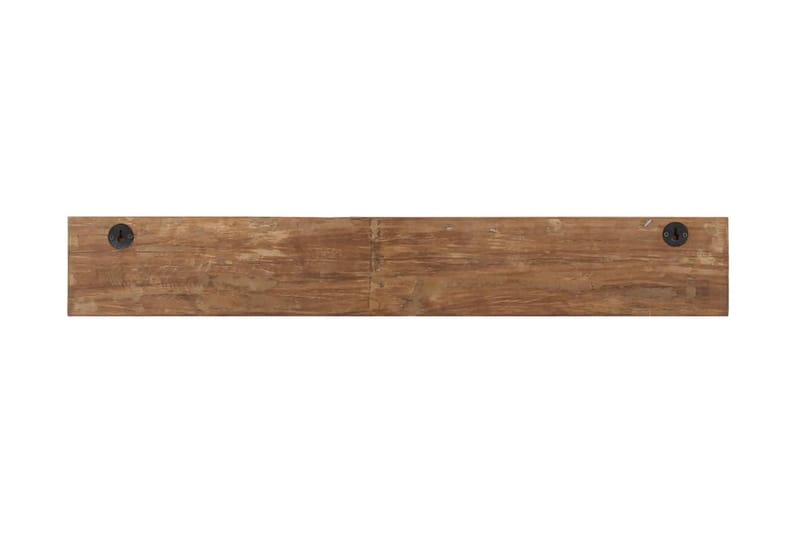 Knagerække Med 5 Knager 100x2,5x15 cm massivt Genbrugstræ - Brun - Opbevaring - Tøjopbevaring - Knagerækker - Knage