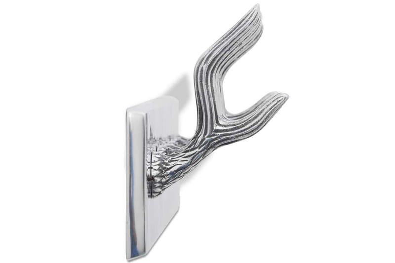 Knagerække/Hatte-/Slipseholder I Aluminium Sølv - Sølv - Opbevaring - Tøjopbevaring - Knagerækker - Knage