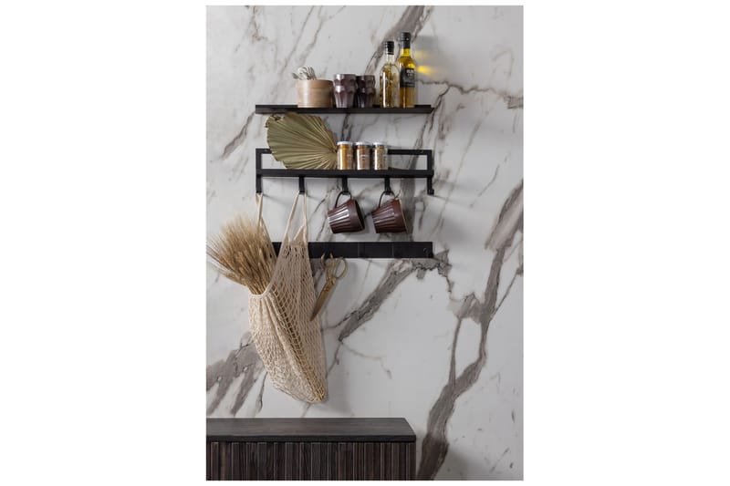 Bobeldikj Knagerække - Sort - Opbevaring - Tøjopbevaring - Knagerækker - Knager