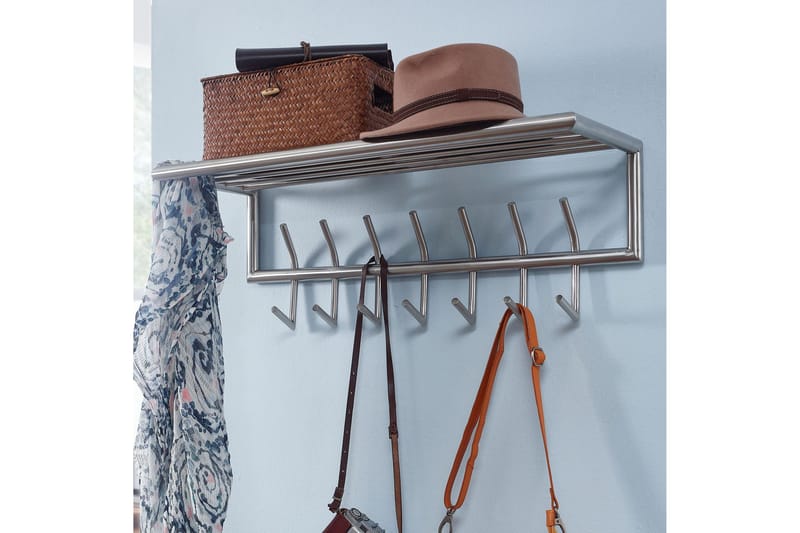 Seddik Knagerække 75 cm - Sølv - Opbevaring - Tøjopbevaring - Knagerækker - Knager