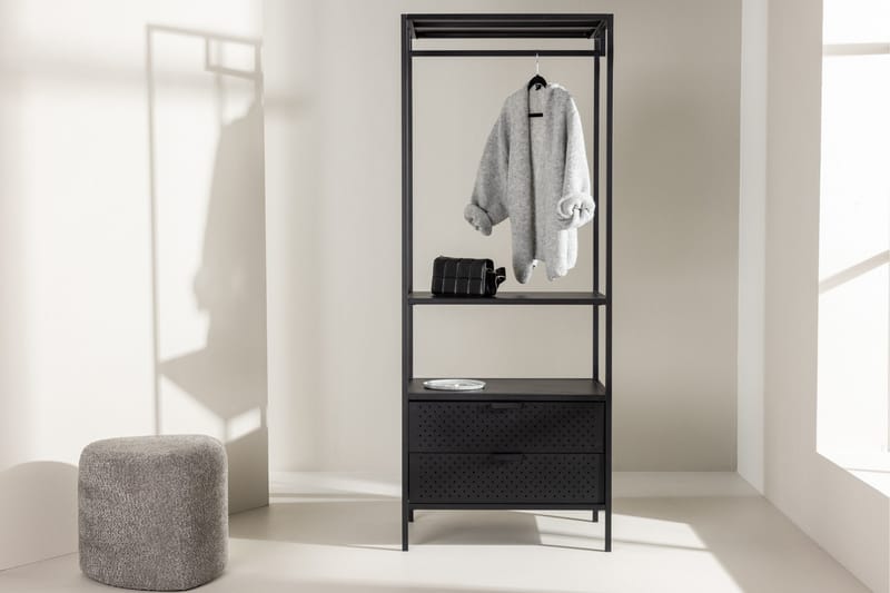 Malibu Knagerække Sort - Venture Home - Opbevaring - Tøjopbevaring - Knagerækker