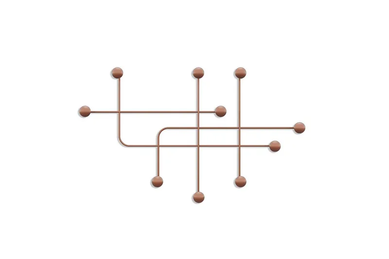 Metalkrog til Væg Australia Kobber - Kobber - Opbevaring - Tøjopbevaring - Knagerækker