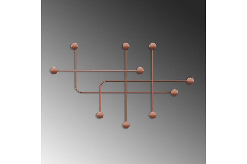 Metalkrog til Væg Australia Kobber - Kobber - Opbevaring - Tøjopbevaring - Knagerækker