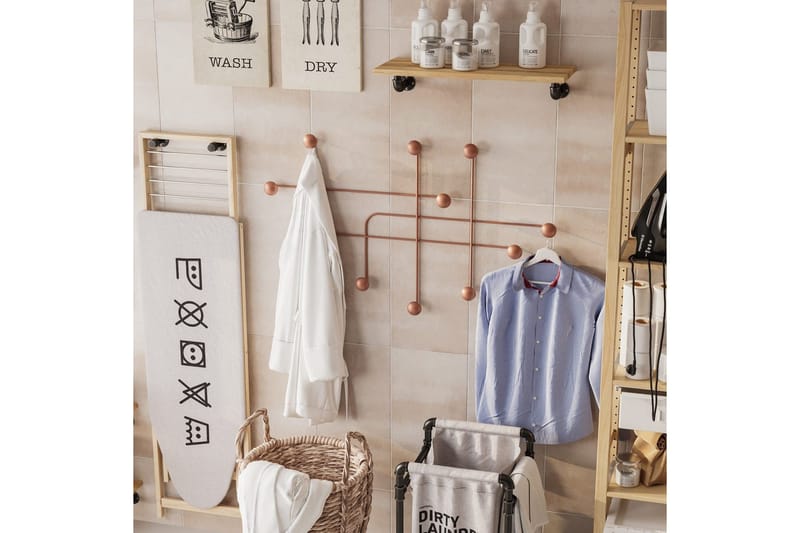 Metalkrog til Væg Australia Kobber - Kobber - Opbevaring - Tøjopbevaring - Knagerækker