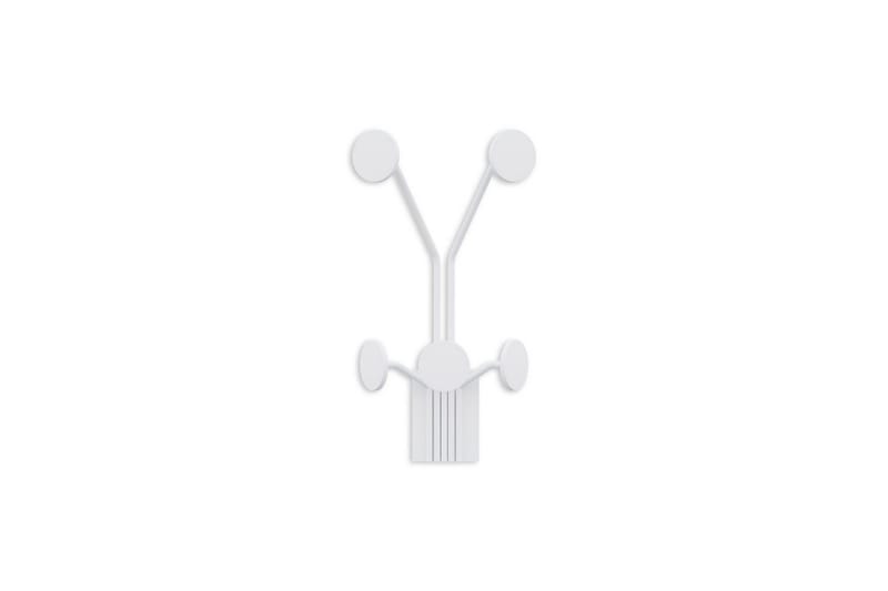 Metalkrog til Væg Clarrae Hvid - Hvid - Opbevaring - Tøjopbevaring - Knagerækker