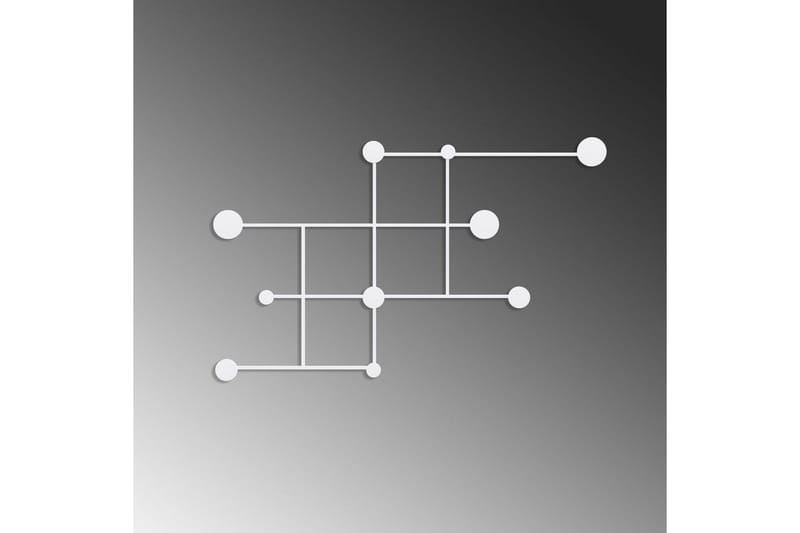 Metalkrog til Væg Colna Hvid - Hvid - Opbevaring - Tøjopbevaring - Knagerækker