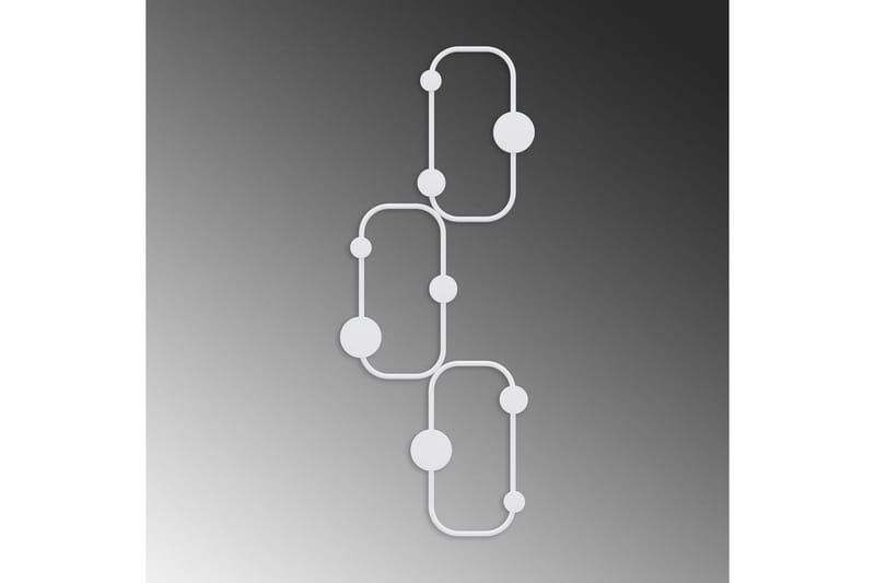 Metalkrog til Væg Dravos Hvid - Hvid - Opbevaring - Tøjopbevaring - Knagerækker