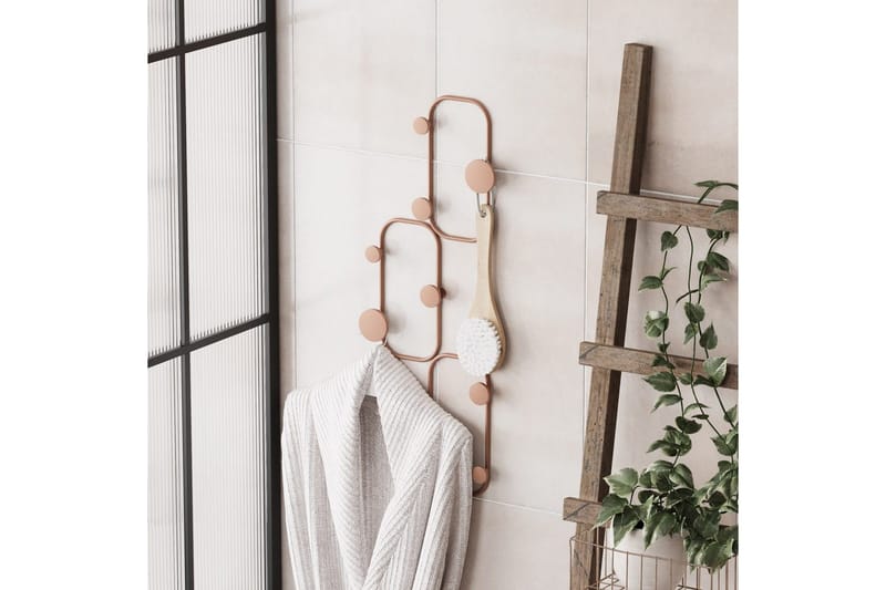 Metalkrog til Væg Dravos Kobber - Kobber - Opbevaring - Tøjopbevaring - Knagerækker